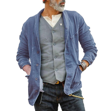 Men's Retro Suit Denim Jacket